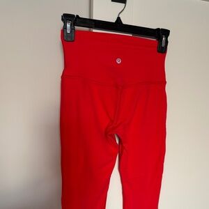 Lululemon Align Red Leggings Size 4
